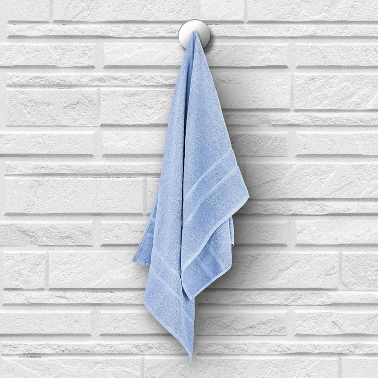 StickandShine Handtuch Handtücher Badetücher Saunatücher Duschtücher Gästehandtücher Hellblau – Bild 2