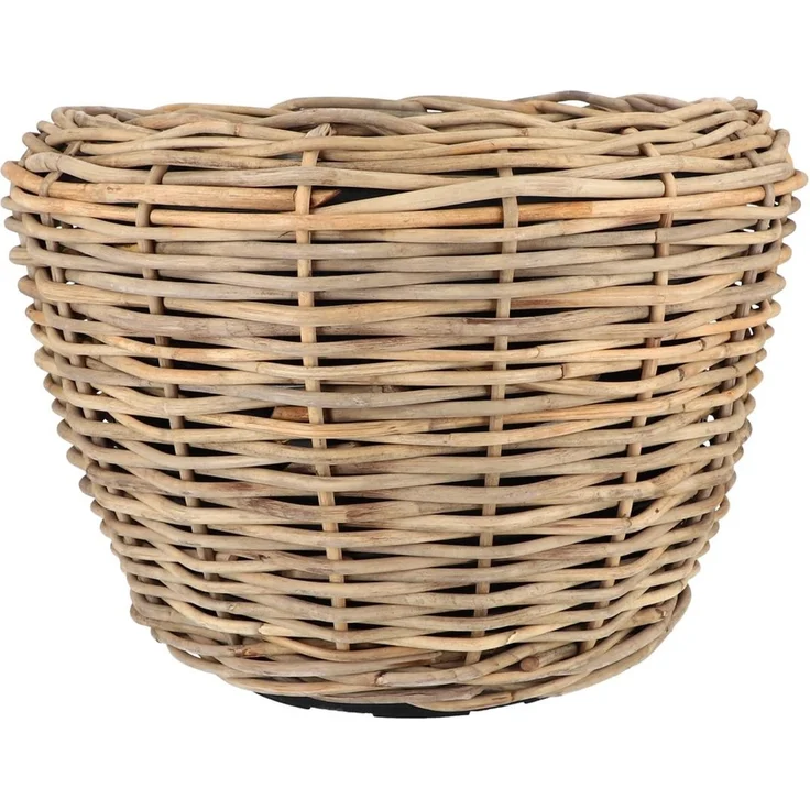 Pflanzenkorb Palau aus Naturrattan, klassisch, natur, mit Innentopf und Ablauflöchern, Ø 83 cm – Bild 2