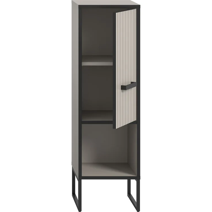 Standschrank (B/H/T: 30x101x32 cm) in Kaschmir Nachbildung – Bild 3