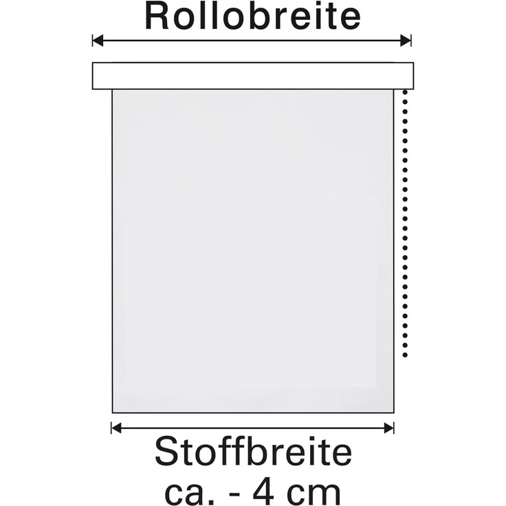my home 'Uni' Seitenzugrollo Klemmrollo, verdunkelnd, mit Bohren/ohne Bohren, freihängend, Klemm- oder Schraubmontage, anthrazit, B80 x H150 cm – Bild 3