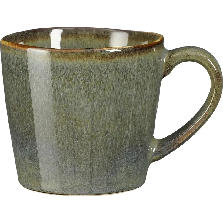 Mica Decorations Tasse Racco stoneware 7,5 x 8,5 cm grün