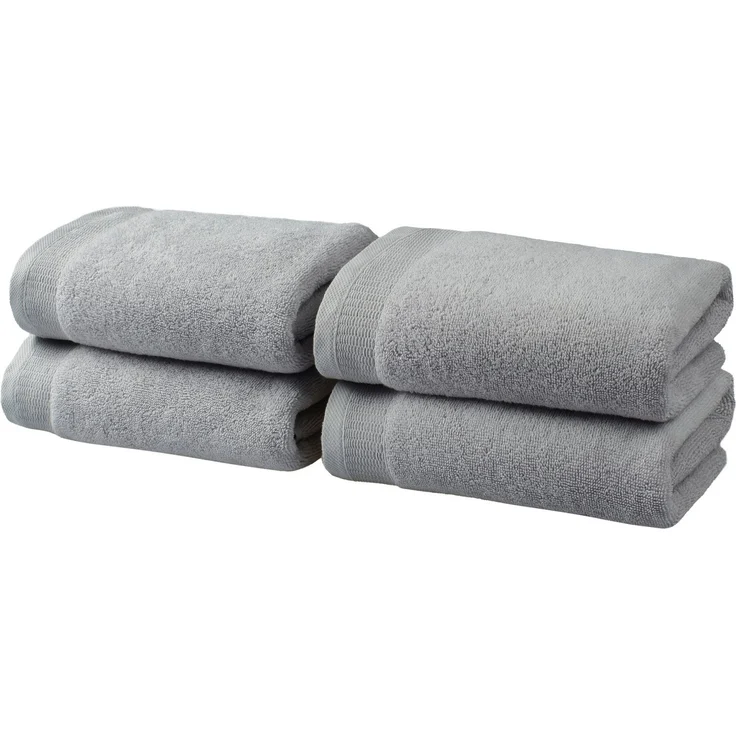 OTTO home Handtücher Fenya, flauschig und weich, Premium Handtücher 550gr/m², Webfrottier (4-St), mit Bordüre, Set, 100% Baumwolle, Hotel-Qualität, 5 Jahre Garantie – Bild 1