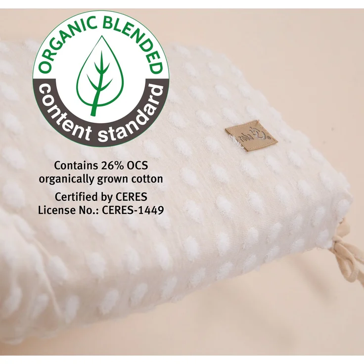 roba Nestchen 'Frosty Almond' - Bio-Baumwolle - OCS & Oeko Tex zertifiziert - Beige – Bild 7