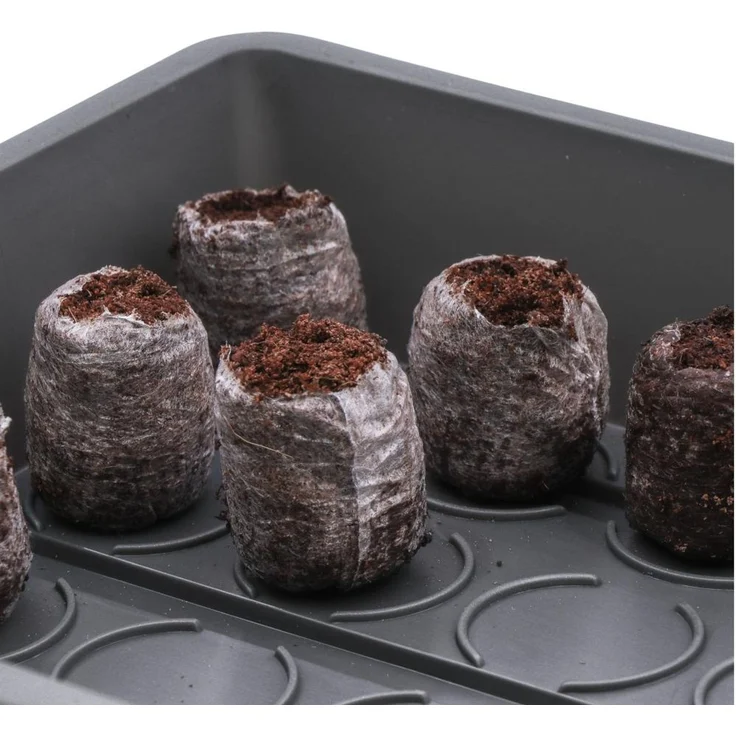 SIENA GARDEN Pikier- und Anzuchtschale 29x19x6 cm PP, anthrazit – Bild 4