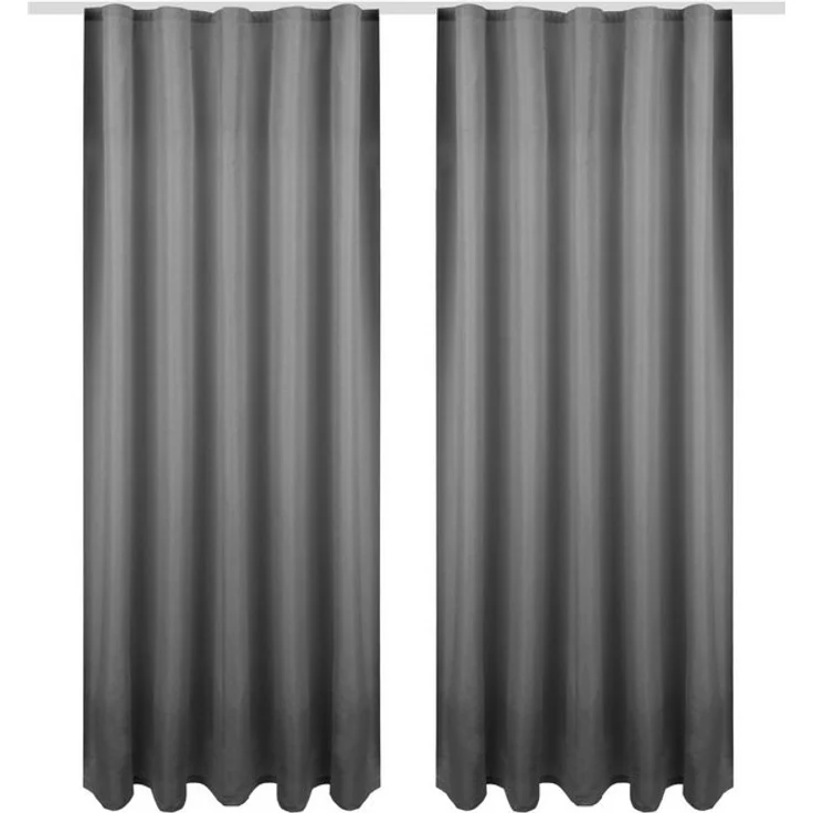 Bestlivings Gardine "Ellen" mit Universalband (2 St), Kräuselband, blickdicht, in moderner Satin-Optik, einfarbig, modern, waschbar bei 30°C – Bild 4