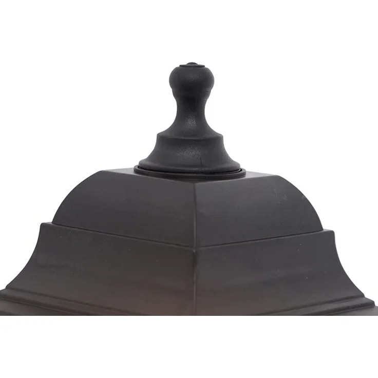 Qazqa Außen-Wandleuchte Capital, ohne Leuchtmittel, E27, Schwarz, Klassisch / Antik, Kunststoff, 1-flammig – Bild 3