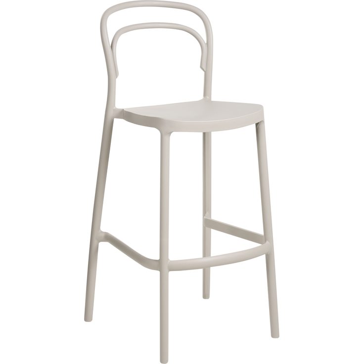Garten-Barhocker 2er Set PORANO Beige – Bild 4