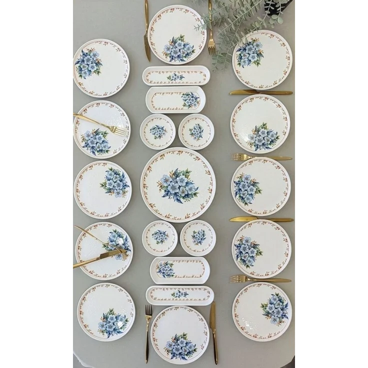 Hermia Concept Geschirr-Set (21-tlg), 12 Personen, Keramik, 12 Personen geeignet, Spülmaschinengeeignet – Bild 1