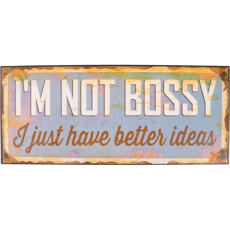 Retro Blechschild 30,5x13cm Metallschild Wandbild Wandtafel Nostalgie Vintage