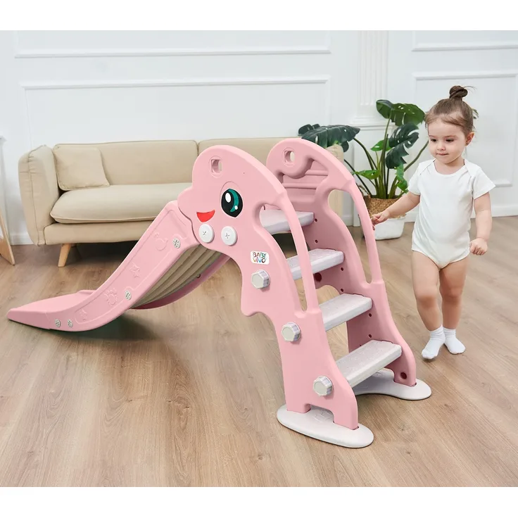Baby Vivo Kinderrutsche / Rutsche - Delfin in Rosa