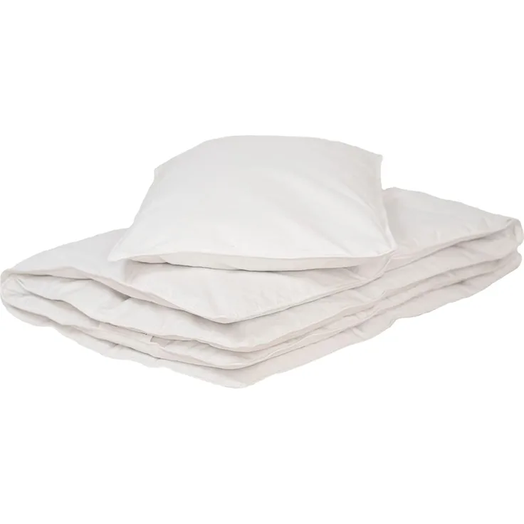 Welt der Träume Kinderbettdecke + Kopfkissen Daunen Kinder Baby Set Bettdecke+Kopfkissen 100x35 cm/ 40x60 cm, Füllung: 60% Daunen/ 40% Federn, Designed in Germany - Made in Europe