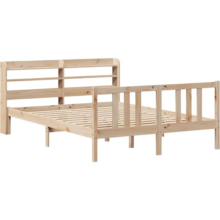 Doppelbett, Bettgestell Modernen mit Kopfteil ohne Matratze 135x190 cm d870e – Bild 3