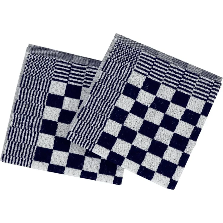 vidaXL 20-tlg. Handtuch-Set Blau und Weiß Baumwolle 136289 – Bild 6
