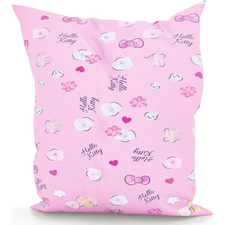 Green Bean® Kinder Sitzsack Hello Kitty 100x135cm mit 270 Liter hochwertiger EPS Perlen Füllung und waschbarem Motiv Wechsel-Bezug aus 100% Baumwoll – Bild 3