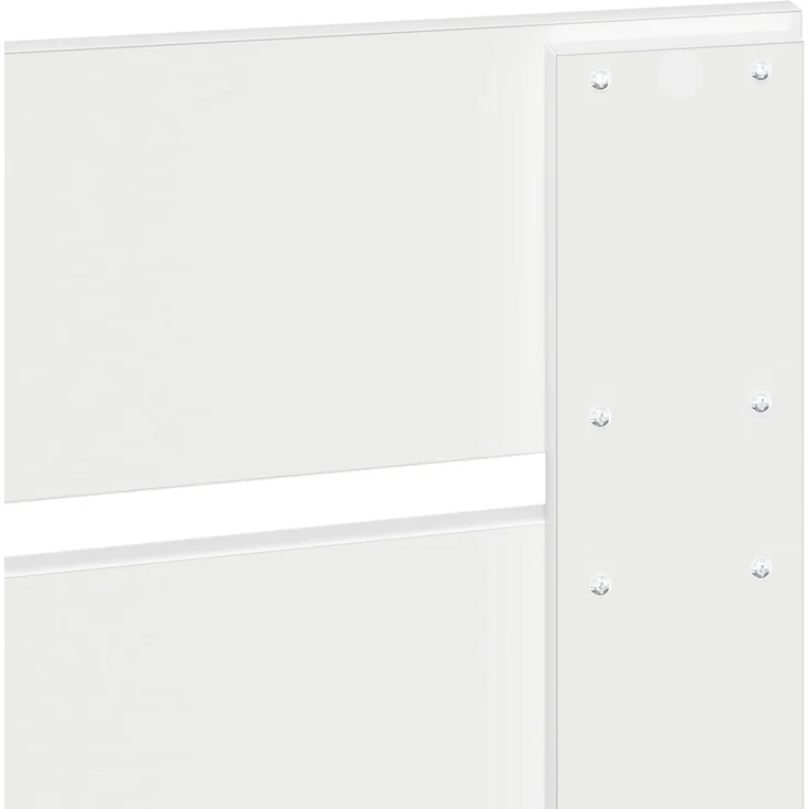 vidaXL Bettrahmen mit Schubladen Weiß 150 x 200 cm Ingenieurs Holz 3411823 – Bild 12