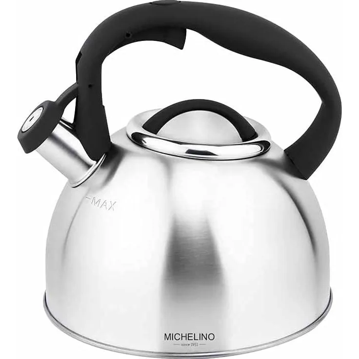 Flötenkessel Edelstahl 2,4L