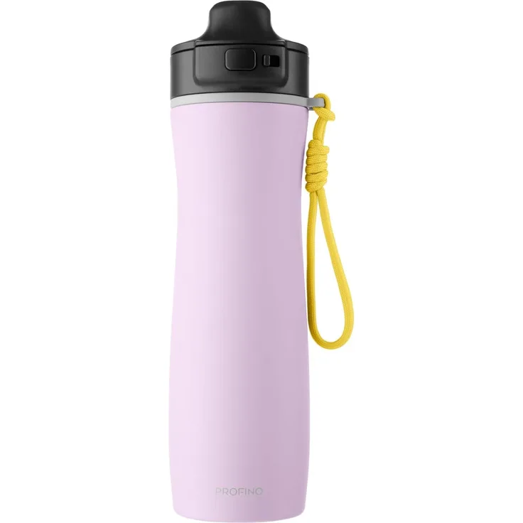 Trinkflasche PROFINO Active DH 7x23 cm lila