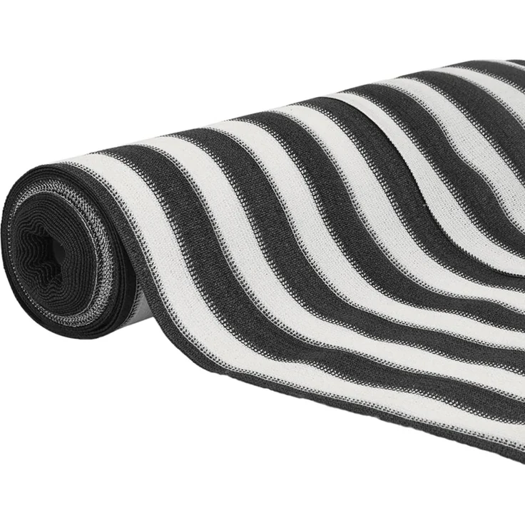vidaXL Zaunblende Anthrazit und Weiß 1,8x25 m HDPE 150 g/m² 4003681 – Bild 3
