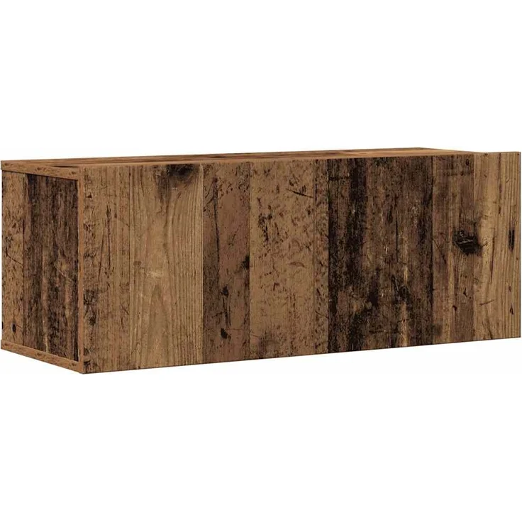 vidaXL 6-tlg. TV-Schrank-Set Wandmontage Altholz-Optik Holzwerkstoff 3329149 – Bild 5