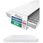 AM Qualitätsmatratzen - Bonellfederkernmatratze 140x200 cm H3 / H4-19cm Höhe - Made in Germany - Hochwertiger Bezug aus Doppeltuch mit versteppter Klimafaser (200g/ m²)