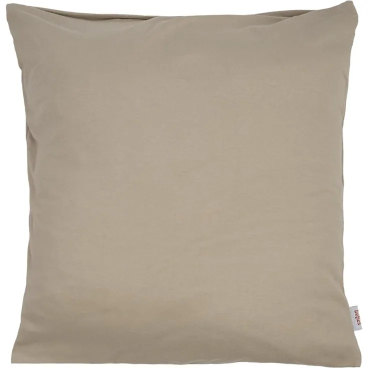 Kissenbezug ca. 40x40 cm Jersey plaza-taupe beties "BasicSoft"