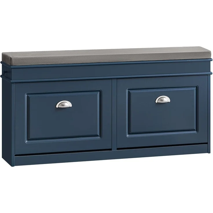 SoBuy FSR64-B Schuhbank, MDF, Lackiert, Dunkelblau, 104 x 51 x 24 cm – Bild 1