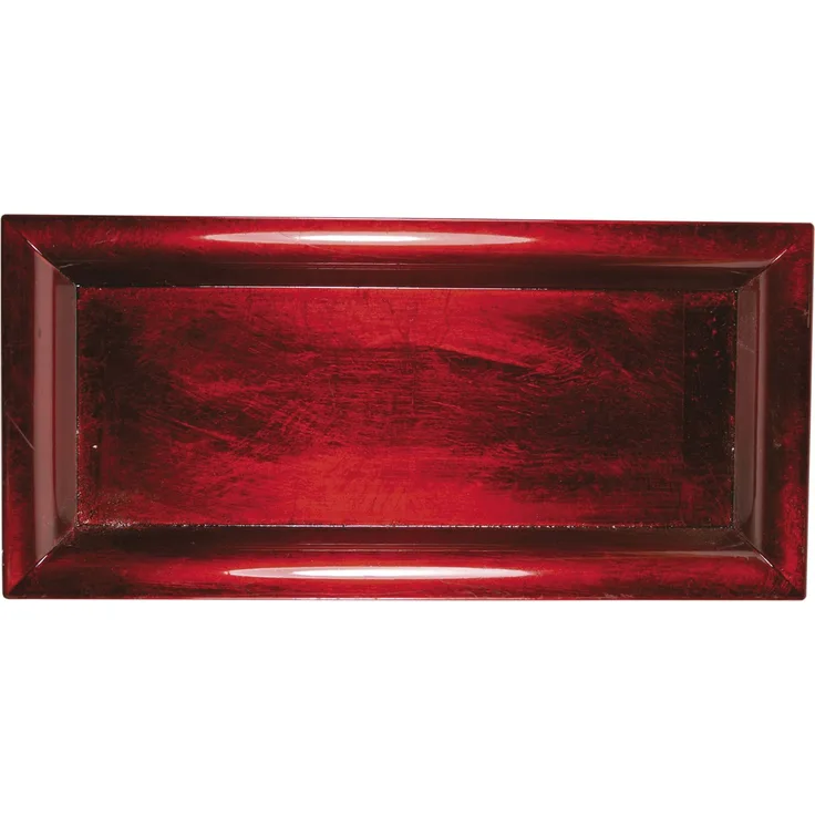 Riffelmacher Kunststoff Schale rot 36x17 cm