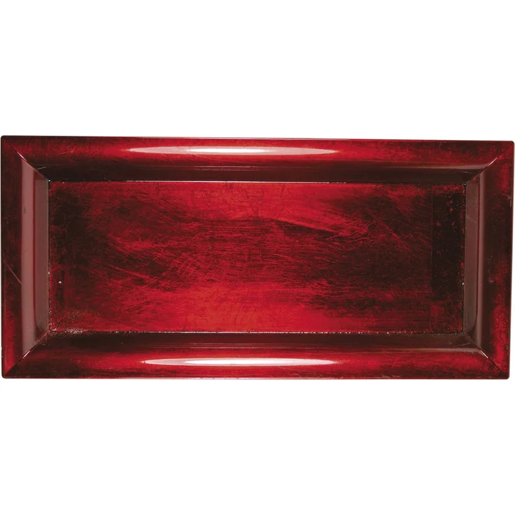 Riffelmacher Kunststoff Schale rot 36x17 cm