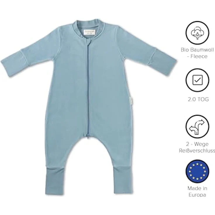 Hofbrucker Baby Schlafsack mit Füßen MILO – Bild 4