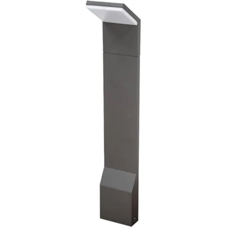Lucande LED Wegeleuchte/Pollerleuchte, 60 cm, spritzwassergeschützt IP54, 8,5W warmweiß 3.000K, Aluminium, 680 Lumen