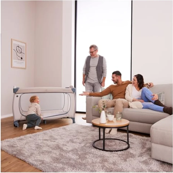Hauck Sleep N Play Go Plus / Reisebett Dusty Cork – Bild 12