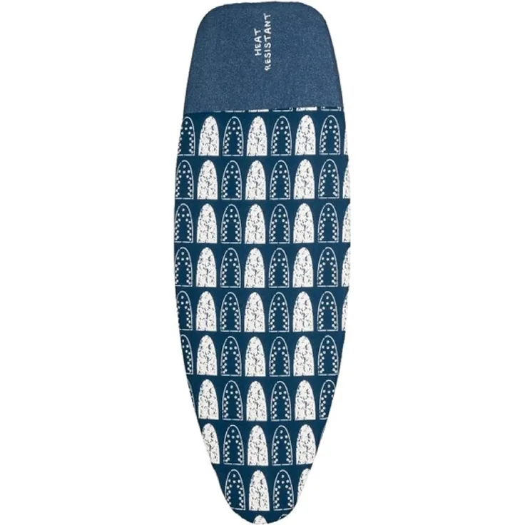 Addis Deluxe Bügelbrettbezug, marine-weiß, 135x46 cm,