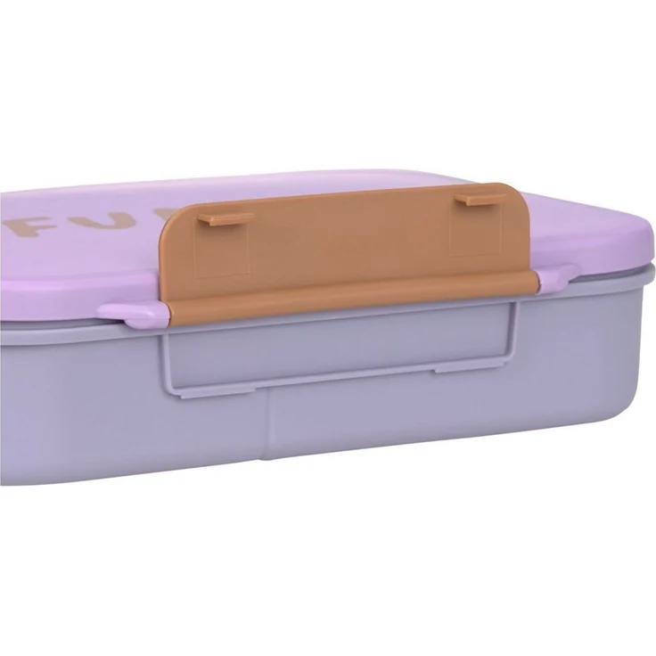 LÄSSIG Lunchbox Lässig Brotdose Kinder - Bento Lunchbox Little Gang Heart, lilac – Bild 2