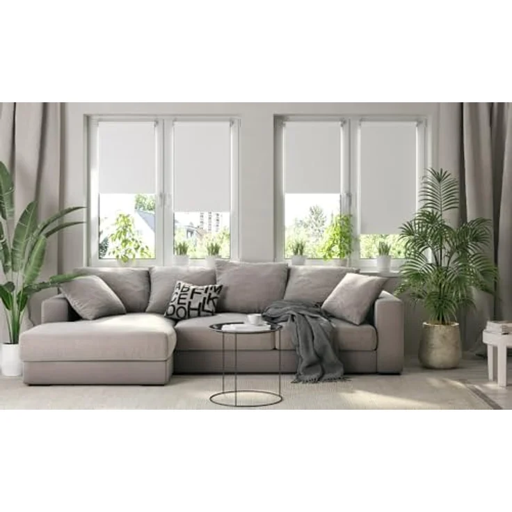 Verdunkelungsrollo Klemmfix ohne Bohren 50cm x 100cm Olivegrün Verdunklungsrollo Fensterrollo Rollo Seitenzugrollo Klemmrollo für Fenster & Tür – Bild 6