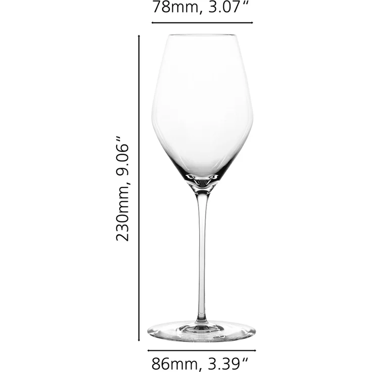 Spiegelau Hi-Lite Champagnerglas 347 ml 6er Set + Poliertuch – Bild 2
