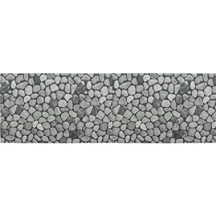 WENKO Badematte Sassi, 65 x 200 cm, rutschfest, pflegeleicht, Stein-Look, für Bad, Küche und Außenbereich – Bild 1