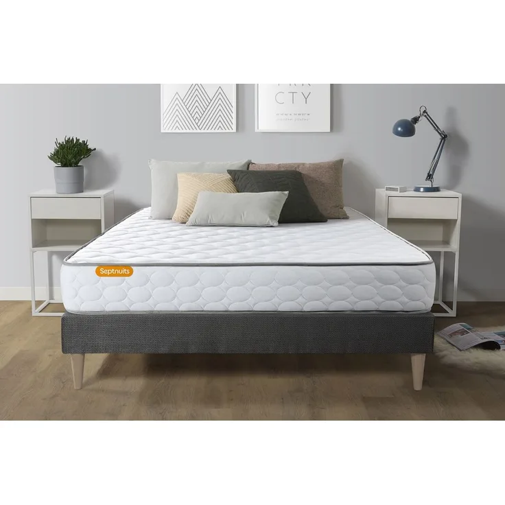 Matratzen- und Lattenrost-Set 140x190 cm - Memo