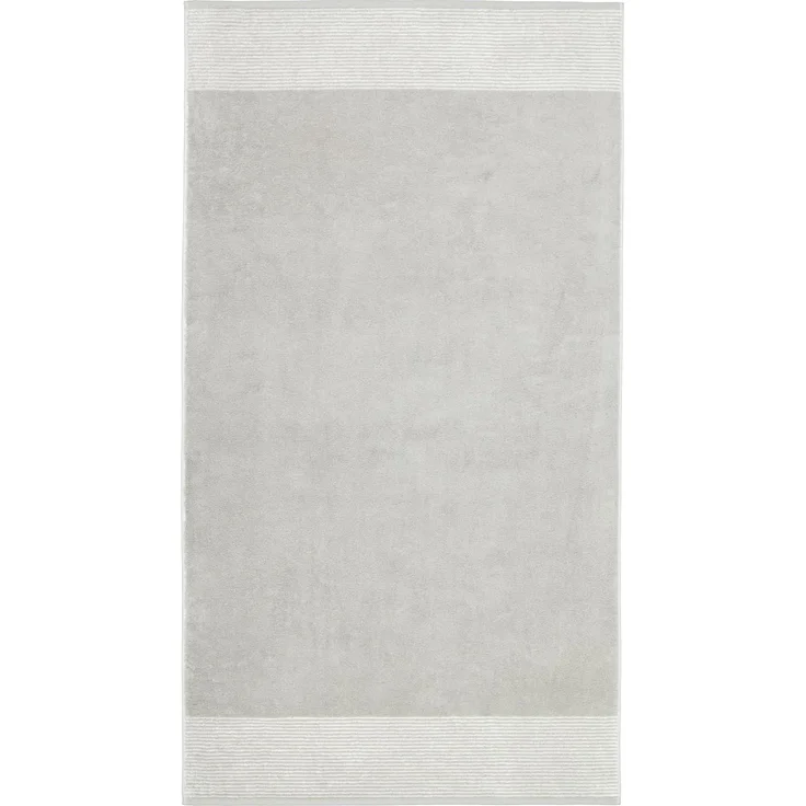 CAWÖ Duschtuch - Luxury Home, C Two-Tone, Walkfrottier Platin 80x150cm – Bild 3