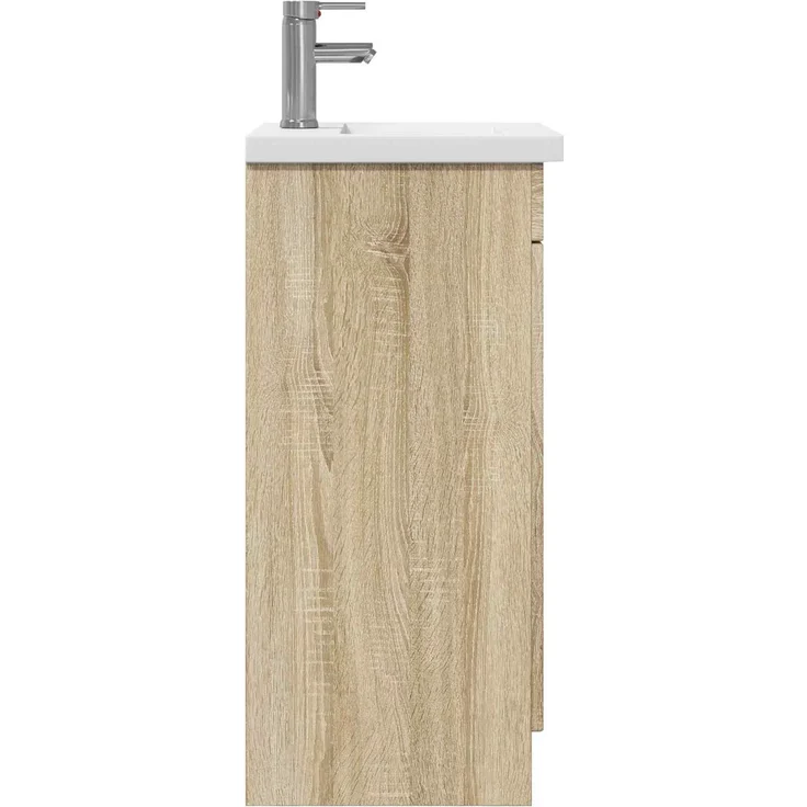 vidaXL Badezimmerschrank mit Waschbecken Sonoma-Eiche 890086 – Bild 5