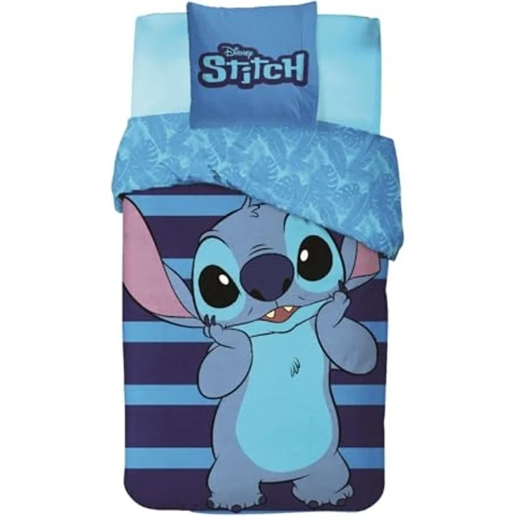 Lilo & Stitch Bettwäsche für kleine Fans – Blaues Design Wendebettwäsche 135x200 cm – Bild 1