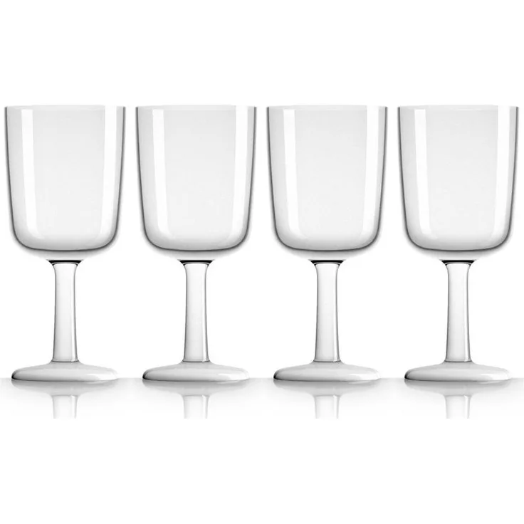 Palm 15391 Wein-Glas Marc Newson 300 ml, 4-er Set, weiß