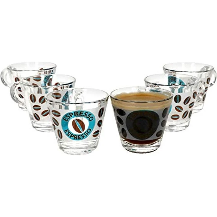 Ritzenhoff & Breker Tasse 6er Set Espressotasse 80ml Cremona Blau 6 cm - Ritzenhoff 0806205, Glas – Bild 2