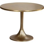 MID.YOU Couchtisch, rund, Gold, Metall, 60x46.5x60 cm für Wohnzimmer