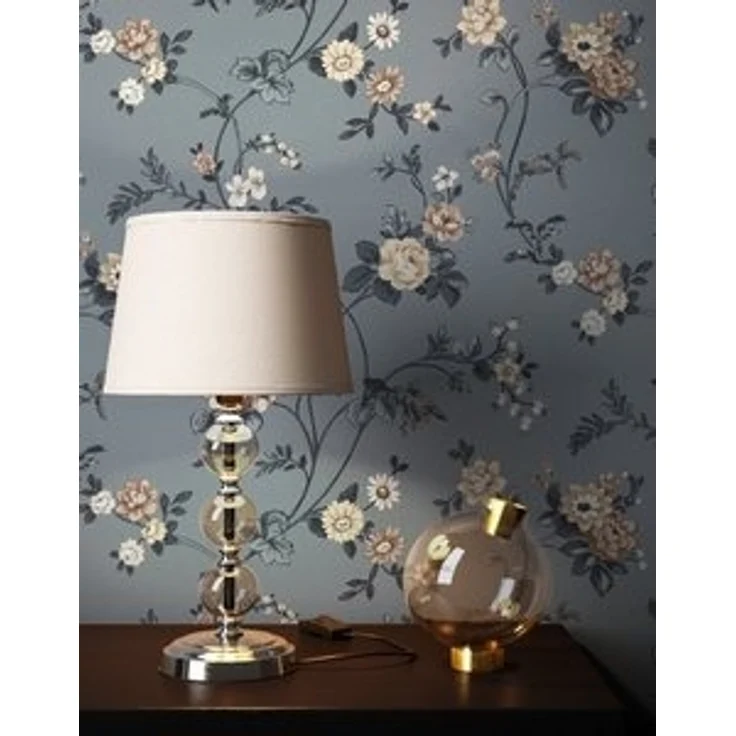 Newroom Vliestapete, Grau Tapete Landhaus Blumen - Blumentapete Beige Weiß Romantisch Floral Blüten Wiese für Wohnzimmer Schlafzimmer Büro, Blumentapete, modern – Bild 5