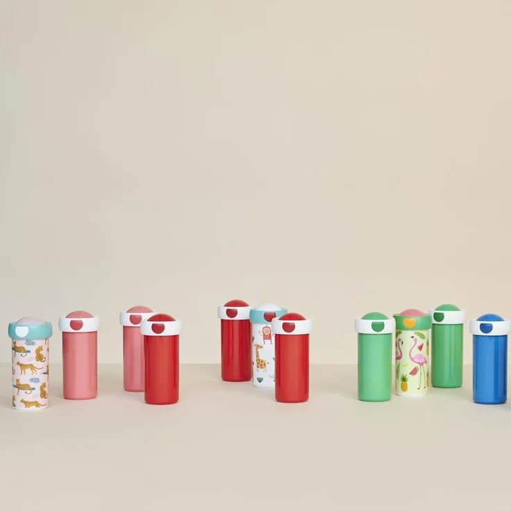 Mepal - Verschlussbecher Campus - Trinkbecher - Auslaufsicherer Wasserflasche für Kinder - Wiederverwendbarer Becher - BPA-frei & Spülmaschinenfest - 300 ml - Wild Horse – Bild 6