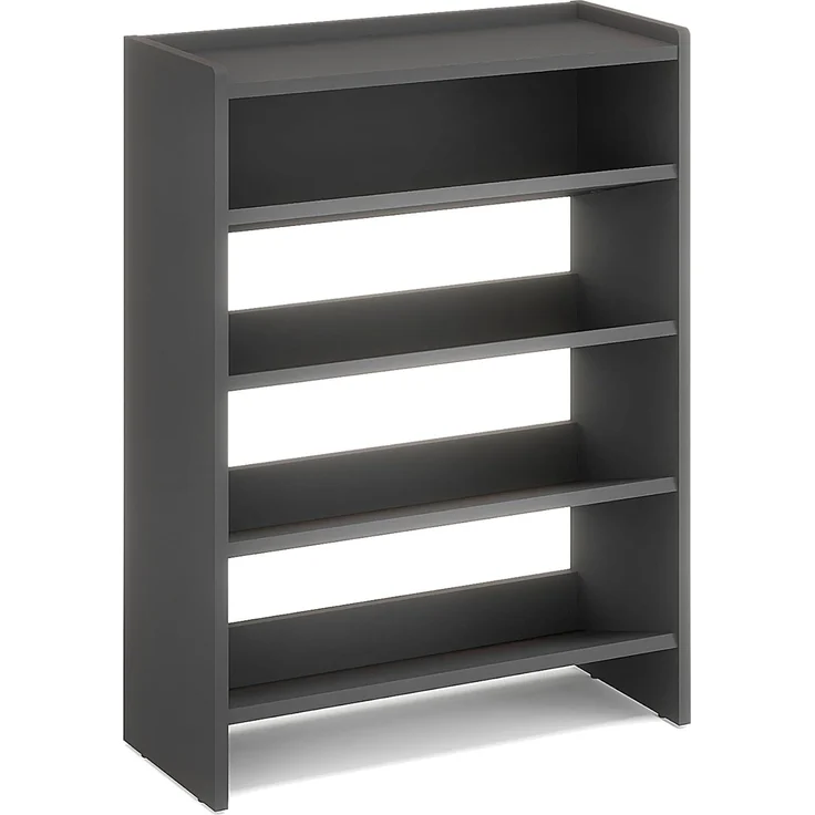 KOMTO Schuhregal Elexis 4 Schmal - Schuhablage Flur mit 4 Ebenen Offener Schuhschrank, Schuhschrank Schuh Organizer Platzsparend, 60 x 25 x 80 cm – Bild 6