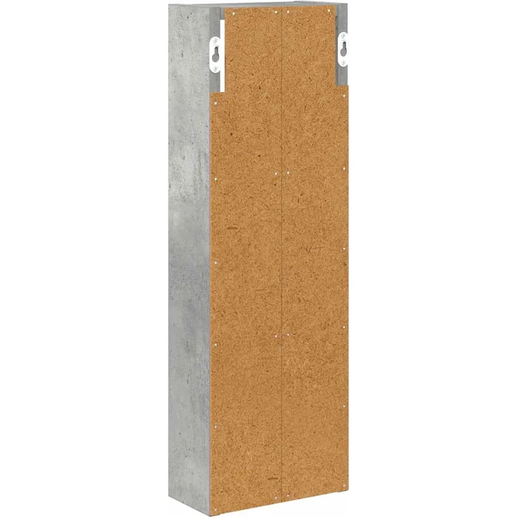 vidaXL Badezimmer-Wandschrank mit Regal Betongrau 20 x 10 x 60,5 cm 889290 – Bild 8