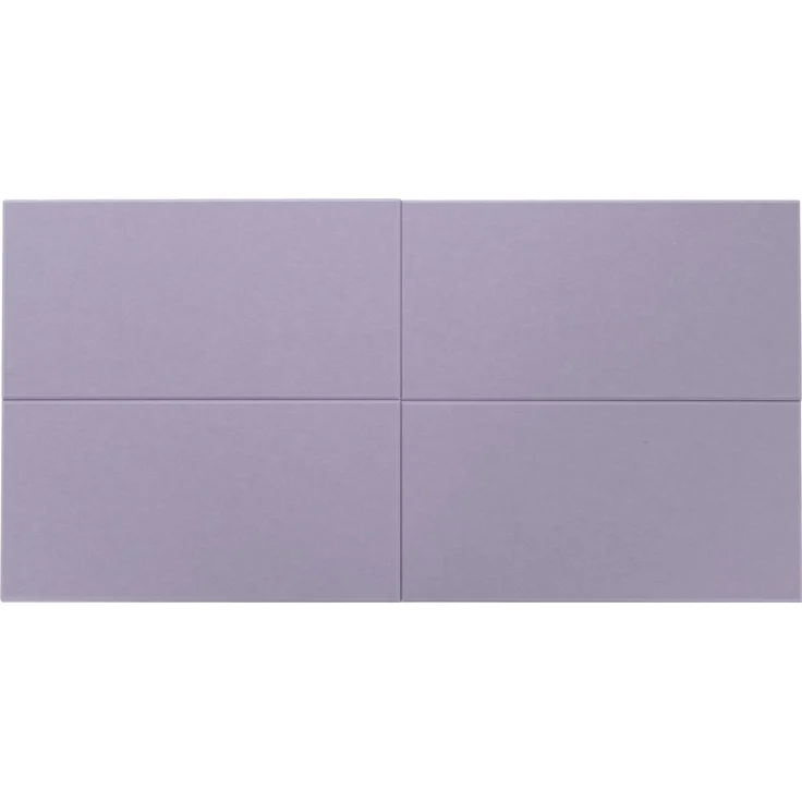 6er-Set Akustikwandpaneel HWC-L52, Wandpaneele Akustikplatten, schalldämmend 1qm Fläche 60x30 cm ~ flieder – Bild 5
