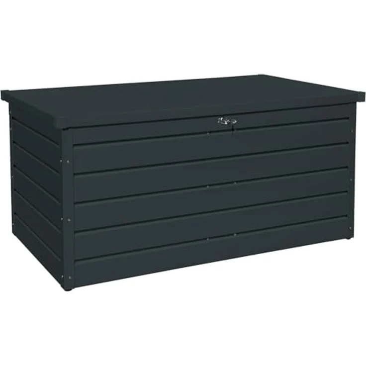 Duramax Kissenbox Metall Garten Gerätebox, 1045 L, wetterfest, gasdruckfeder-unterstützt, pulverbeschichtet – Bild 7