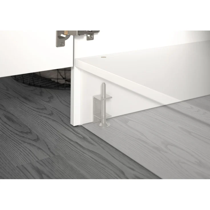 Waschmaschienenumbau Set (B/H/T: 145x195x62 cm) in weiß Nachbildung – Bild 6